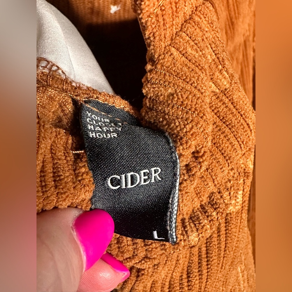 Cider Burnt orange corduroy overalls - Picture 4 of 4